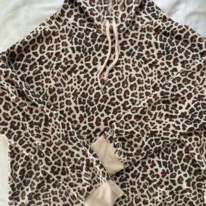 Victoria's Secret Patterned Knit Top and Shorts